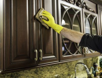 Cabinet Revarnishing