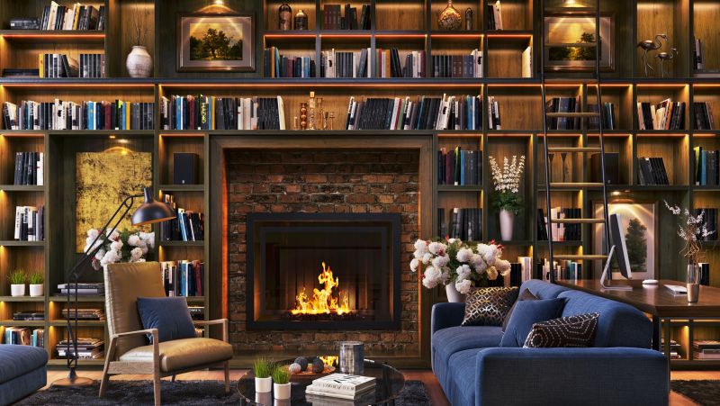 Fireplace Cabinet Installation in Durham, NC