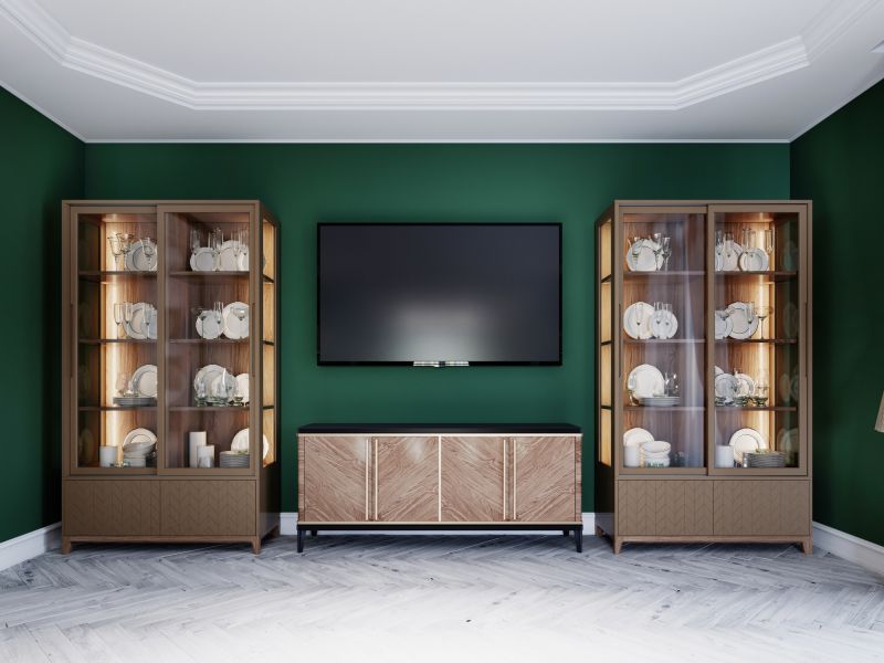 Fireplace Cabinet Installation in Annapolis, MD